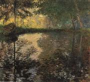The Pond at Montgeron, Claude Monet